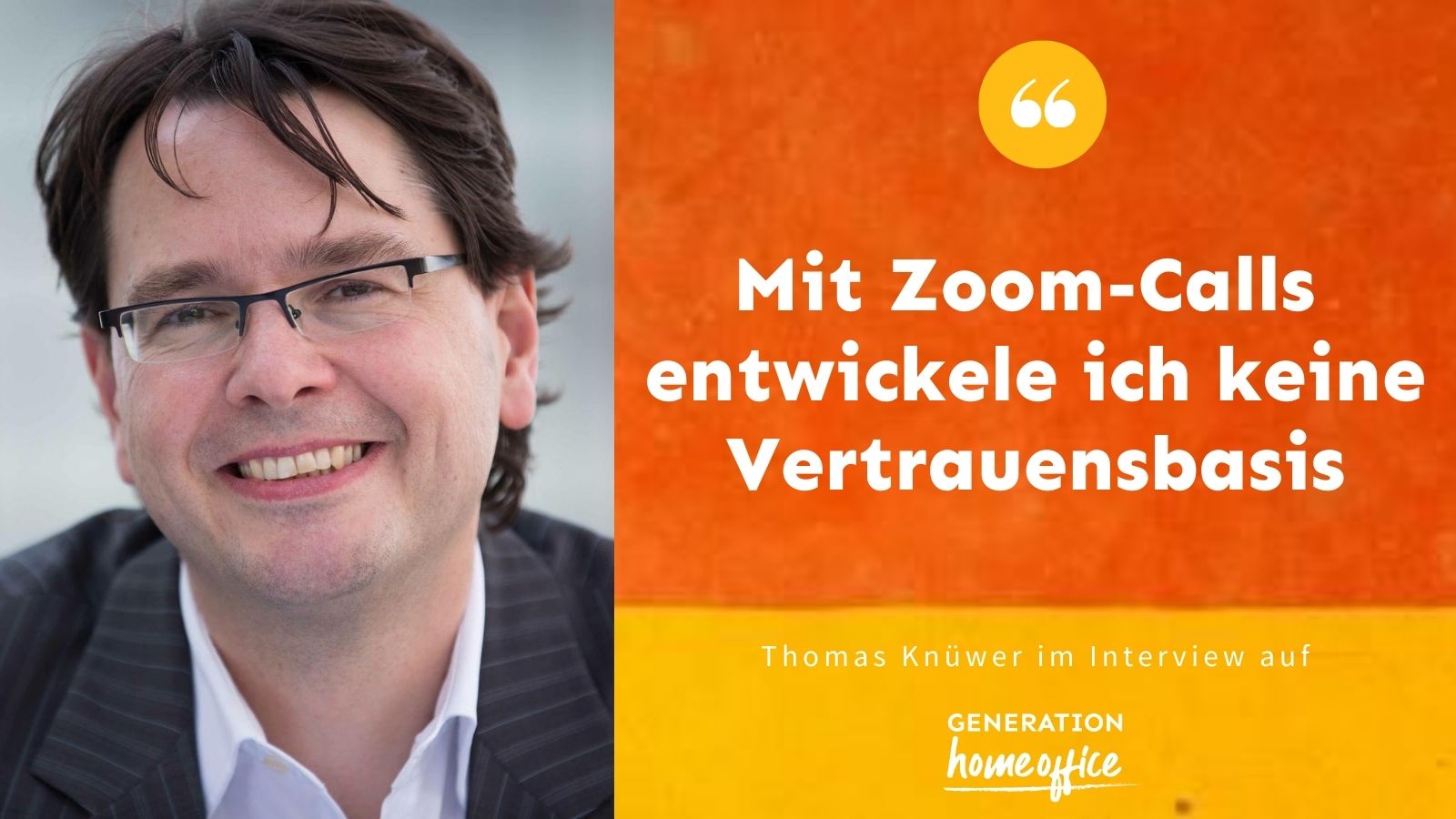 ThomasKnüwer über das Problem Homeoffice